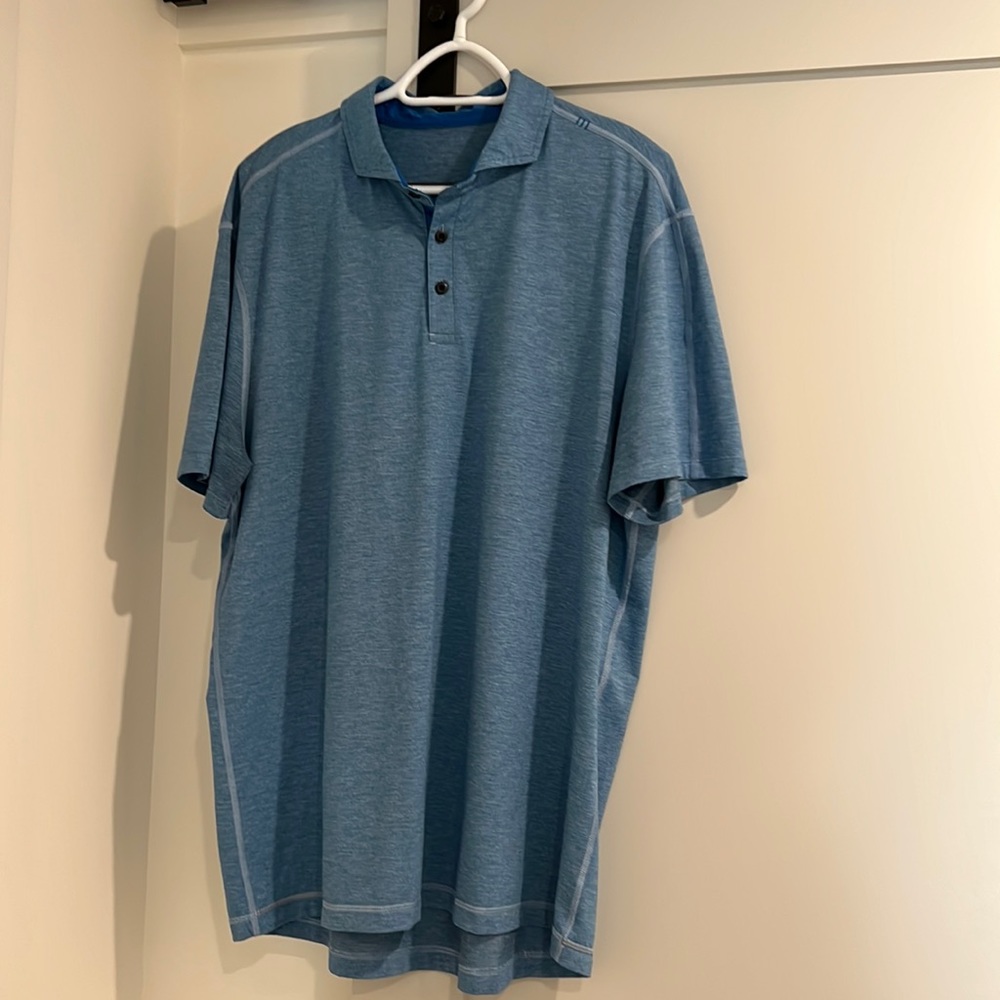Lululemon men’s evolution short sleeve polo shirt size XXL